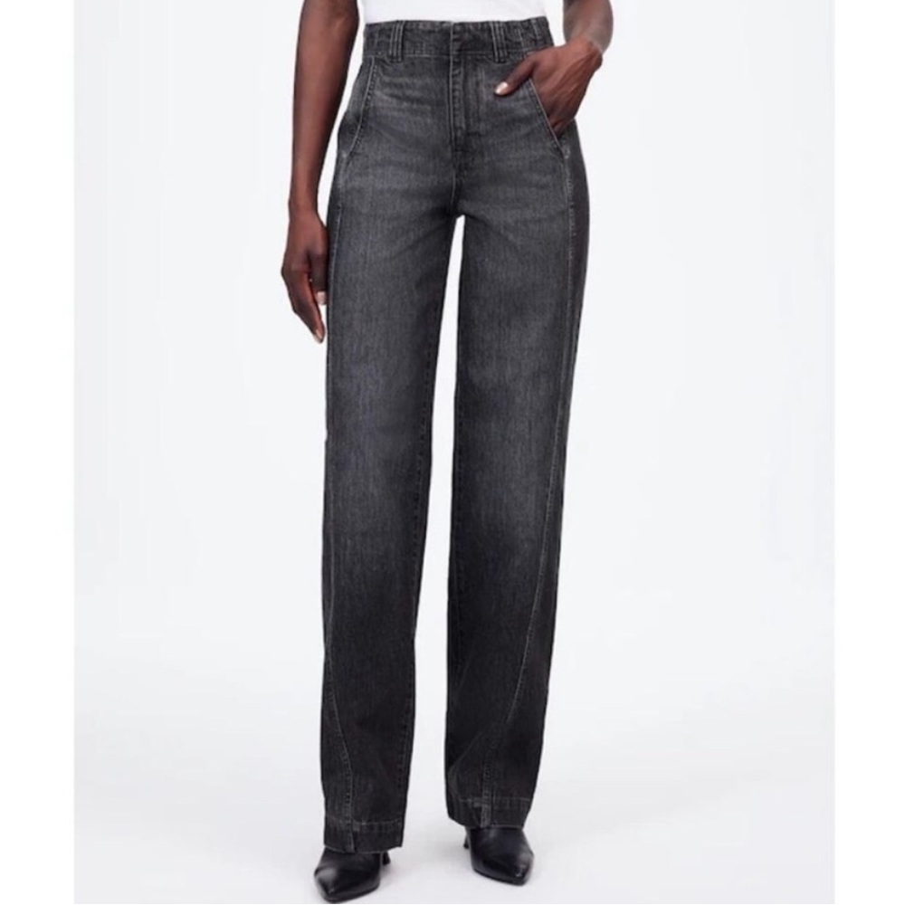 Madewell Tapered Denim Trousers in Robles Wash Size 25